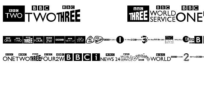 BBC TV Channel Logos police